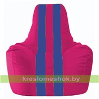 Кресло-мешок Спортинг лиловый - синий С1.1-375