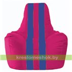 Кресло-мешок Спортинг лиловый - синий С1.1-375