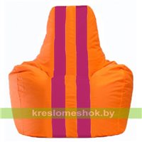 Кресло-мешок Спортинг оранжевый - лиловый С1.1-221