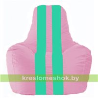 Кресло-мешок Спортинг розовый - бирюзовый С1.1-204