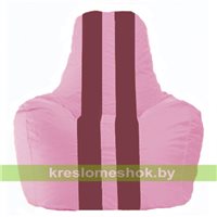 Кресло-мешок Спортинг розовый - бордовый С1.1-203