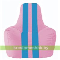 Кресло-мешок Спортинг розовый - голубой С1.1-202