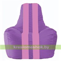 Кресло мешок Спортинг сиреневый - розовый С1.1-109