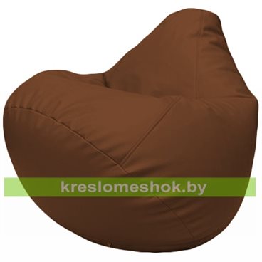 Бескаркасное кресло-мешок Груша Г2.3-07 коричневый