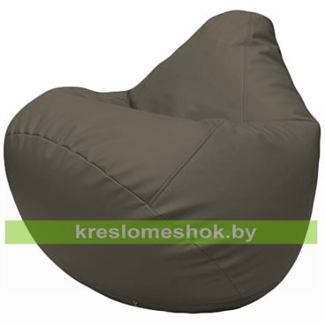 Бескаркасное кресло-мешок Груша Г2.3-17 серый