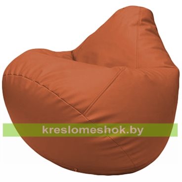 Бескаркасное кресло-мешок Груша Г2.3-23 оранжевый