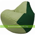 Бескаркасное кресло-мешок Груша Г2.3-0401 оливковый, зелёный