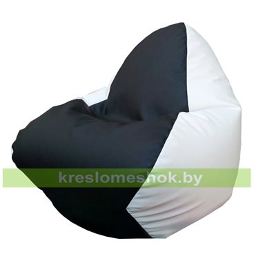 Кресло мешок RELAX чёрно-белое