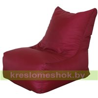 Кресло-мешок лежак малиновый
