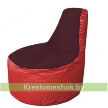 Кресло мешок Трон Т1.1-0102(бордовый-красный)