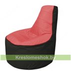 Кресло мешок Трон Т1.1-0224(красный-черный)
