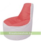 Кресло мешок Трон Т1.1-0225(красный-белый)