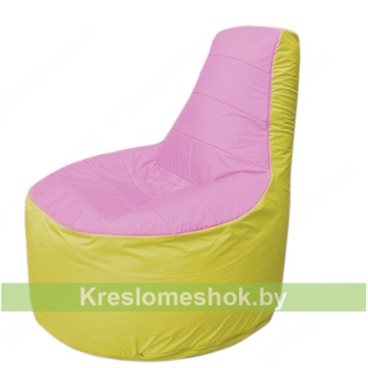 Кресло мешок Трон Т1.1-0306(розовый-желтый)