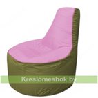 Кресло мешок Трон Т1.1-0310(розовый-оливковый)