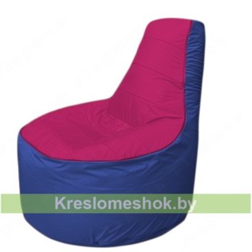 Кресло мешок Трон Т1.1-0414(фуксия-синий)
