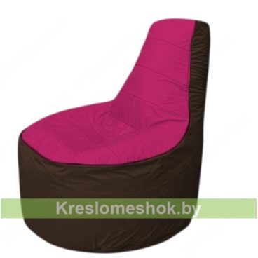 Кресло мешок Трон Т1.1-0419(фуксия-коричневый)