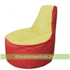 Кресло мешок Трон Т1.1-0602(желтый-красный)