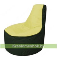 Кресло мешок Трон Т1.1-0609(желтый-тем.зеленый)