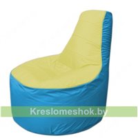 Кресло мешок Трон Т1.1-0613(желтый-голубой)