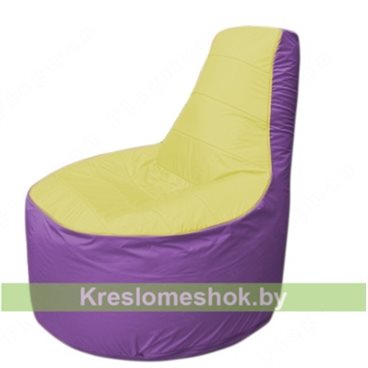 Кресло мешок Трон Т1.1-0617(желтый-сиреневый)