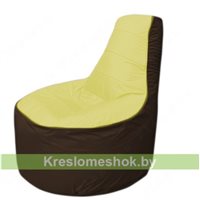 Кресло мешок Трон Т1.1-0619(желтый-коричневый)