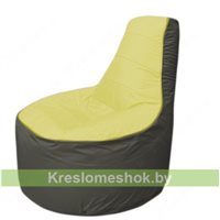 Кресло мешок Трон Т1.1-0622(желтый-серый)