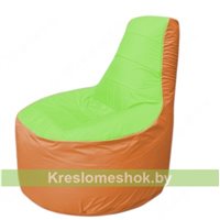 Кресло мешок Трон Т1.1-0705(салатовый-оранжевый)