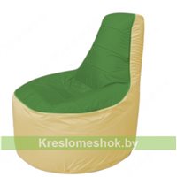 Кресло мешок Трон Т1.1-0820(зеленый-бежевый)