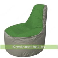Кресло мешок Трон Т1.1-0822(зеленый-серый)