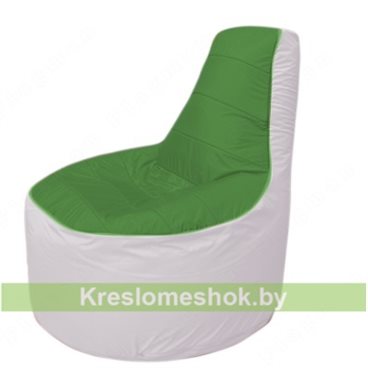 Кресло мешок Трон Т1.1-0825(зеленый-белый)
