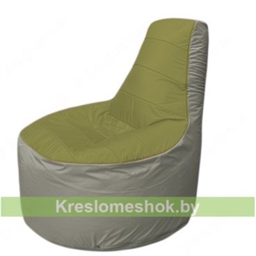 Кресло мешок Трон Т1.1-1022(оливковый-серый)