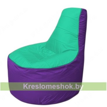 Кресло мешок Трон Т1.1-1218(бирюзовый-фиолетовый)