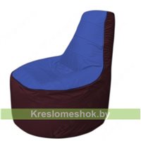 Кресло мешок Трон Т1.1-1401(синий-бордовый)