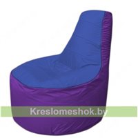Кресло мешок Трон Т1.1-1418(синий-фиолетовый)