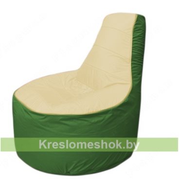 Кресло мешок Трон Т1.1-2008(бежевый-зеленый)
