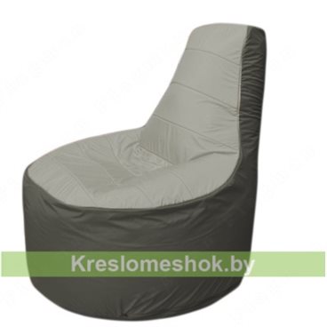 Кресло мешок Трон Т1.1-2223(серый-тем.серый)