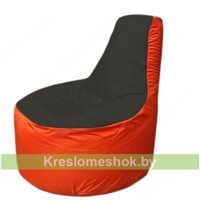 Кресло мешок Трон Т1.1-2405(черный-оранжевый)