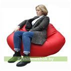 Кресло мешок Губы экокожа (110 х 60 см)