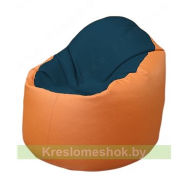 Кресло-мешок Браво Б1.3-F04F20 (темно-синий, оранжевый)