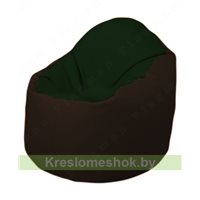 Кресло-мешок Браво Б1.3-F05F01 (темно-зеленый, темно-коричневый)