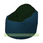Кресло-мешок Браво Б1.3-F05F04 (темно-зеленый, тёмно-синий)