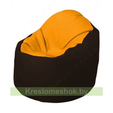 Кресло-мешок Браво Б1.3-F06F01 (желтый, темно-коричневый)