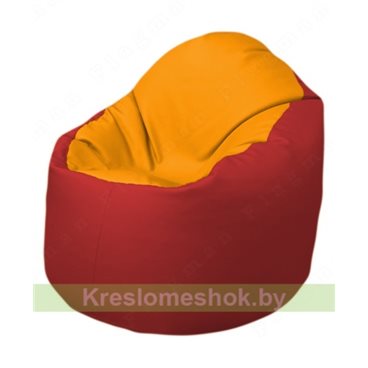 Кресло-мешок Браво Б1.3-F06F09 (желтый - красный)