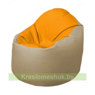 Кресло-мешок Браво Б1.3-F06F13 (желтый - бежевый)