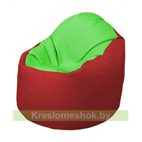 Кресло-мешок Браво Б1.3-F07F09 (салатовый - красный)