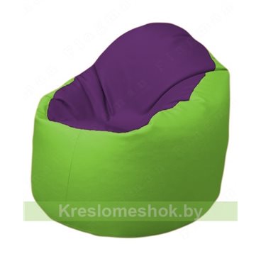 Кресло-мешок Браво Б1.3-N32N19 (фиолетовый - салатовый)
