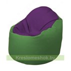 Кресло-мешок Браво Б1.3-N32N76 (фиолетовый - зелёный)