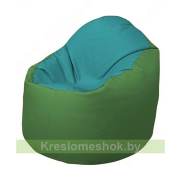 Кресло-мешок Браво Б1.3-N41N76 (бирюзовый - зелёный)