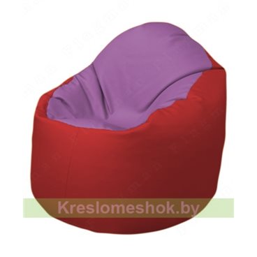 Кресло-мешок Браво Б1.3-N67N09 (сиреневый - красный)