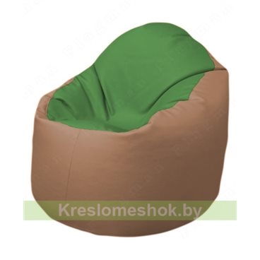 Кресло-мешок Браво Б1.3-N76N06 (зеленый - бежевый)